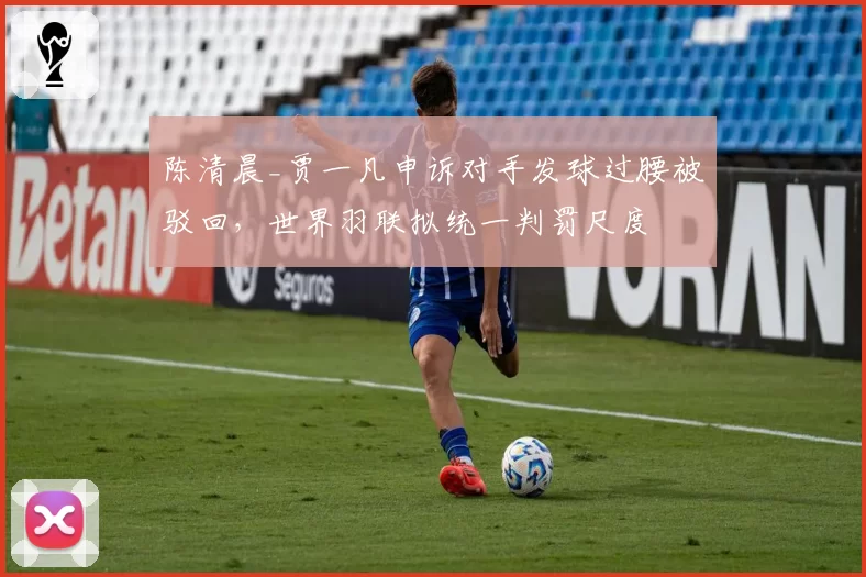 陈清晨_贾一凡申诉对手发球过腰被驳回，世界羽联拟统一判罚尺度